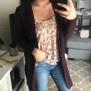 Halogen Sweaters - Long Violet Sweater Halogen Sweaters - Long Violet Sweater